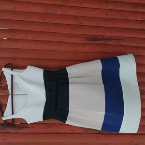 Classic Kate Spade Fit and Flare Colorblock Dress - Size 4